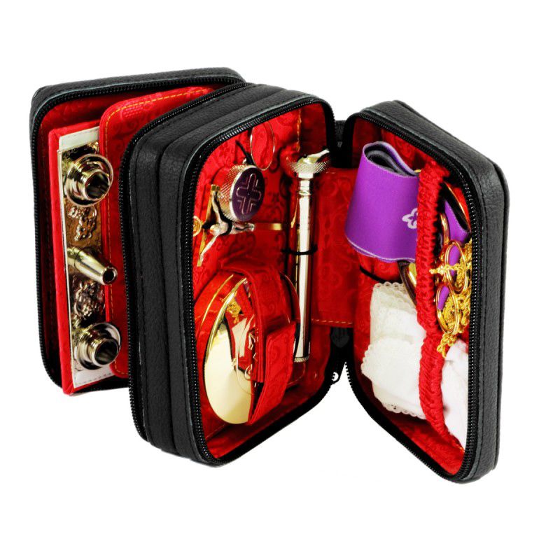 Mass Kit, Travel Black with Double Zipper