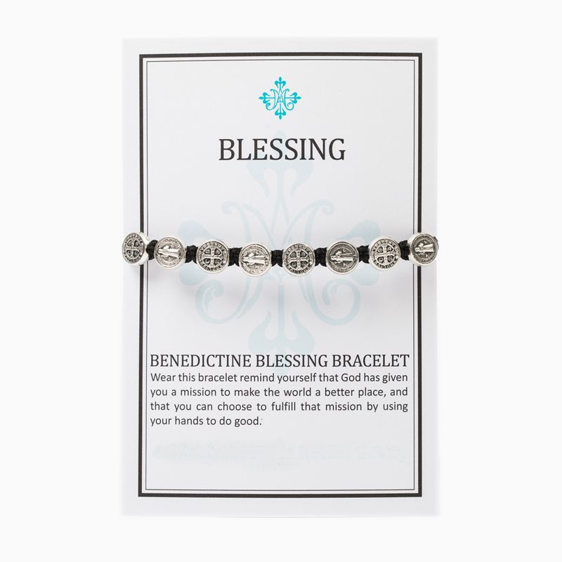 Silver Benedictine Blessing Bracelet