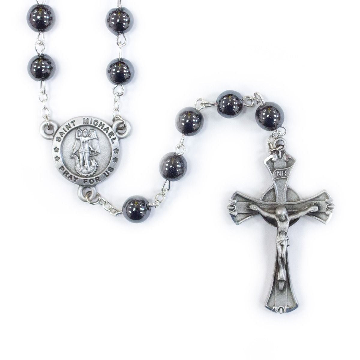 St Michael Hematite Rosary