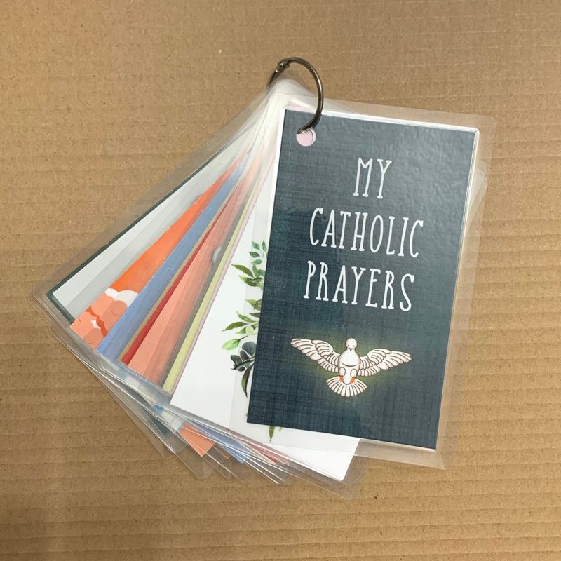 My Catholic Prayers Laminated Key Ring