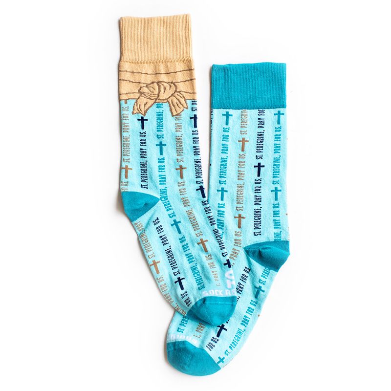 St Peregrine Religious Socks
