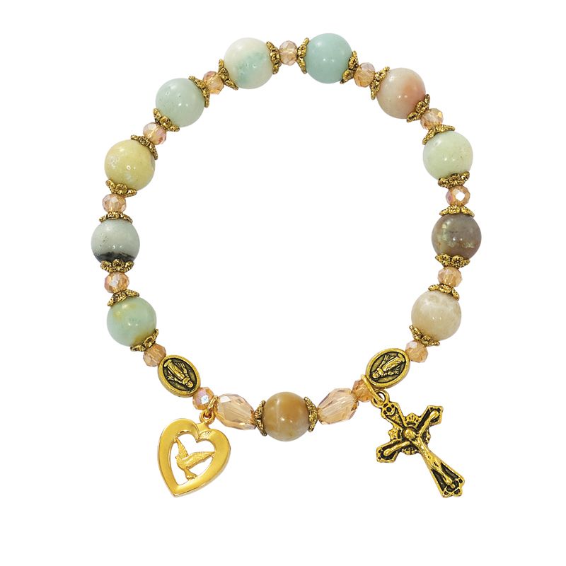 Amanzonite Confirmation Bracelet