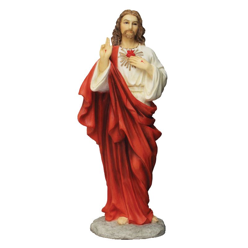 Color Sacred Heart of Jesus Veronese Statue