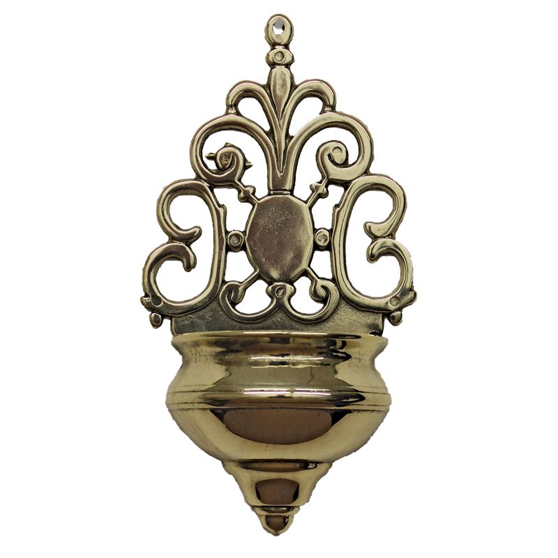 Brass Veronese Holy Water Font
