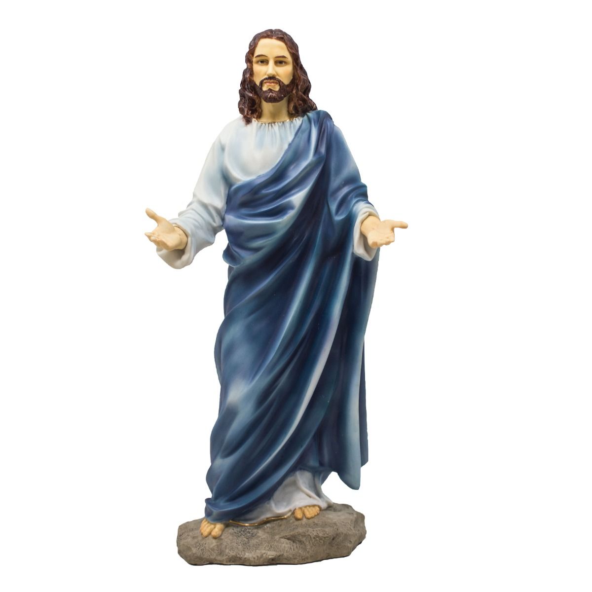 Welcoming Jesus Color Veronese Statue