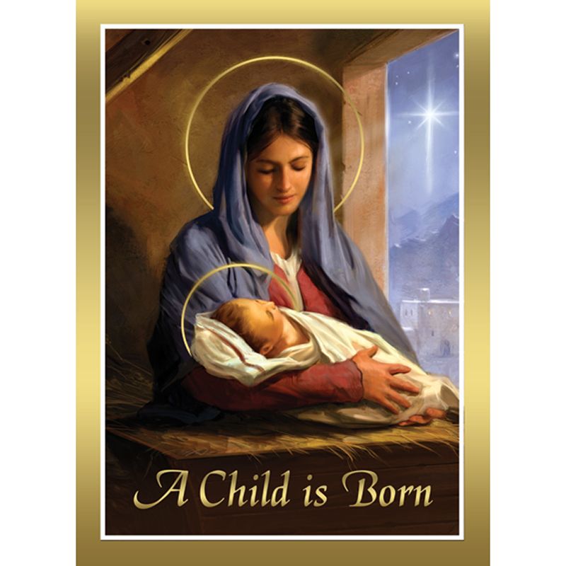 A Child is Born Christmas Cards
