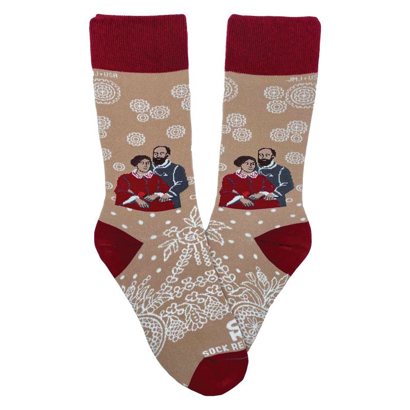Sts Louis and Zelie Religious Socks