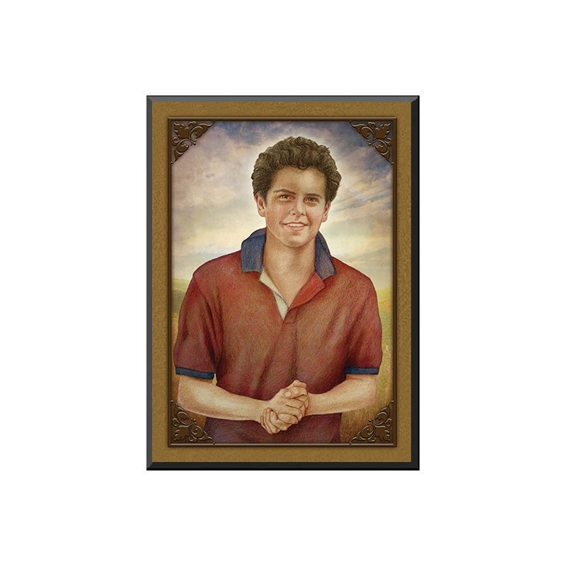 Carlo Acutis Plaque and Holy Card Set