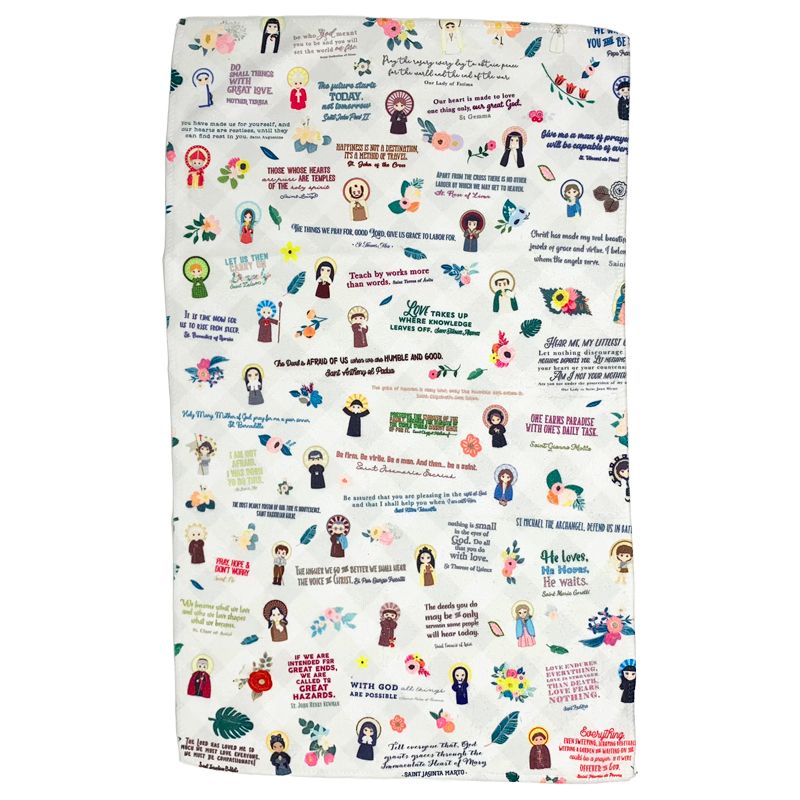 Saints Catholic Burp Cloth
