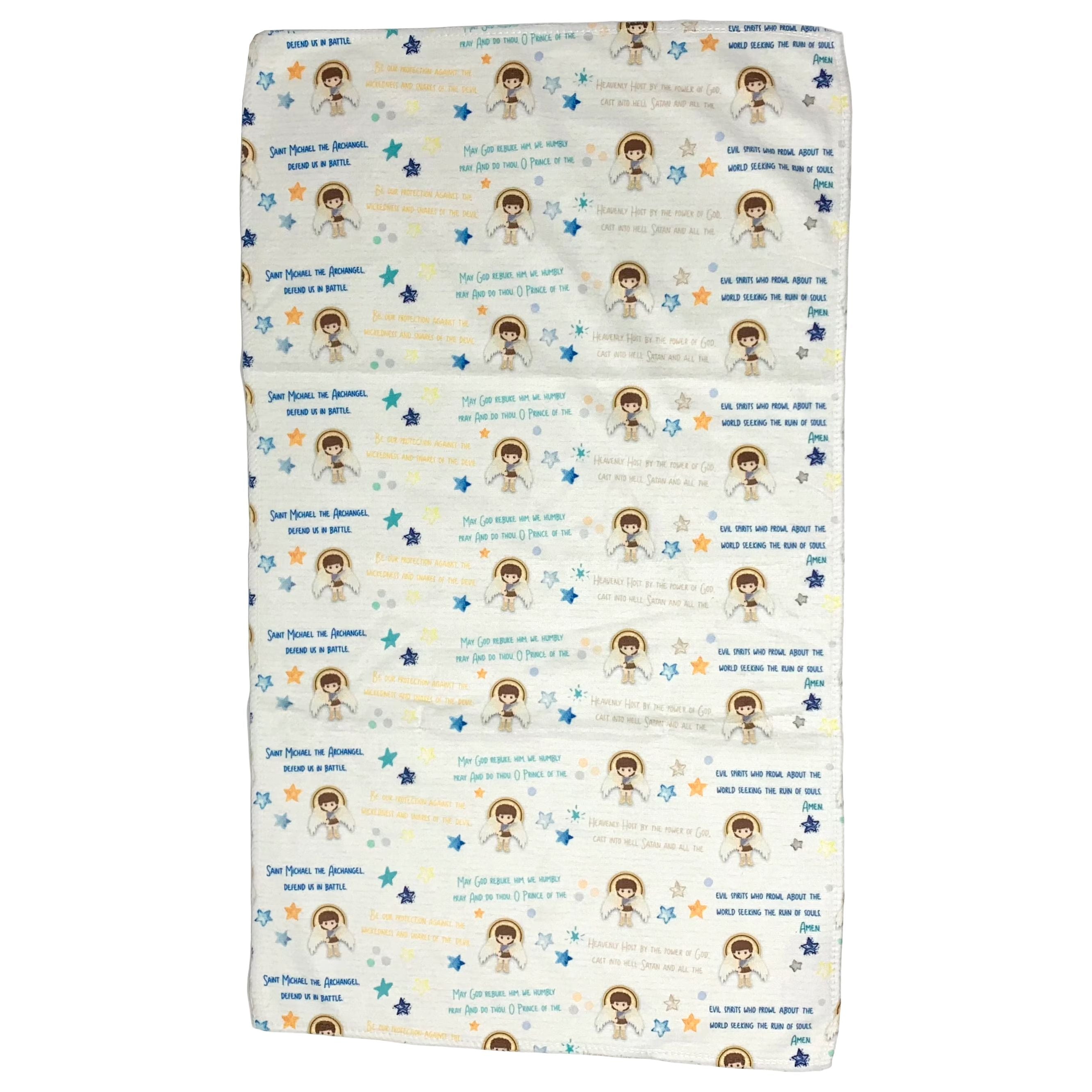 St Michael Catholic Burp Cloth
