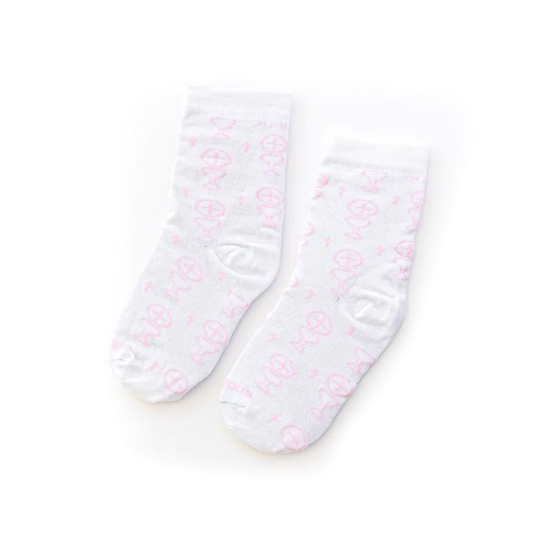 White First Communion Religious Socks