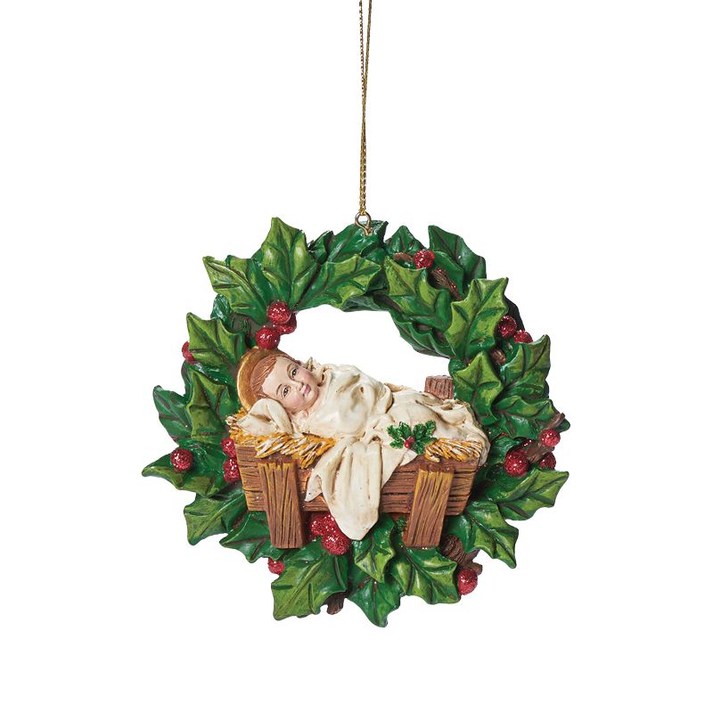 Holly Boughs Ornament