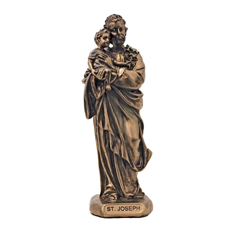 Bronze St Joseph & Child Veronese Statue