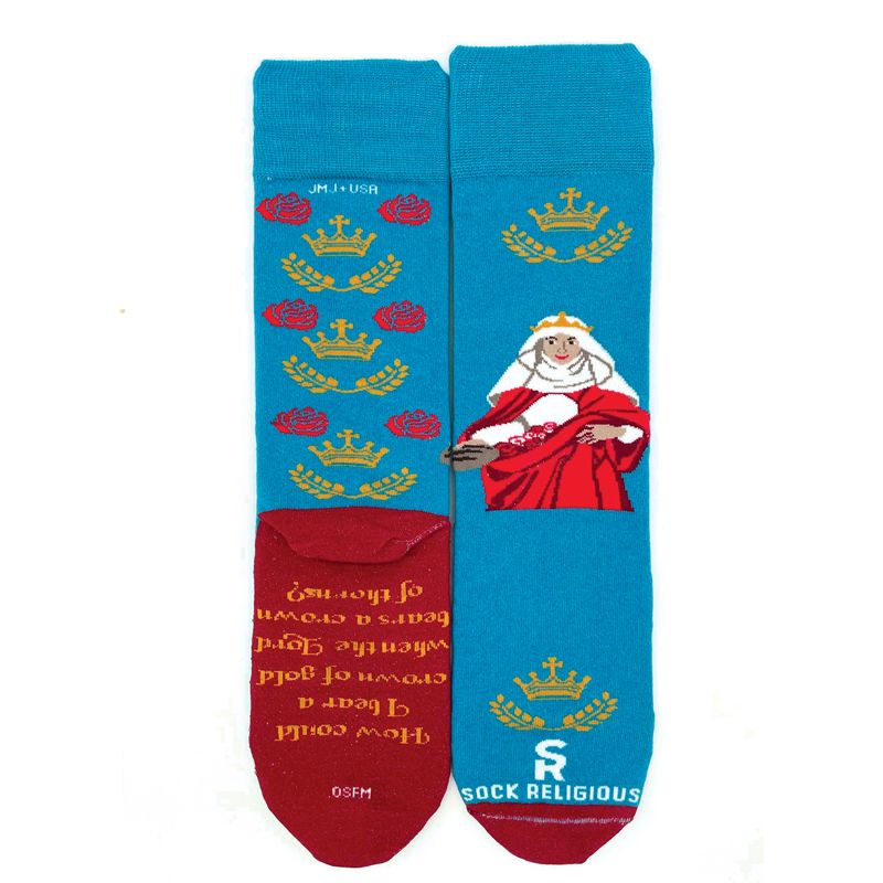 St Elizabeth of Hungary Religious Socks