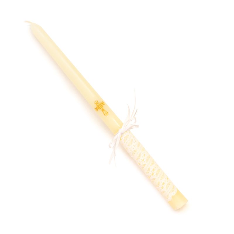 Beeswax Baptism Candle