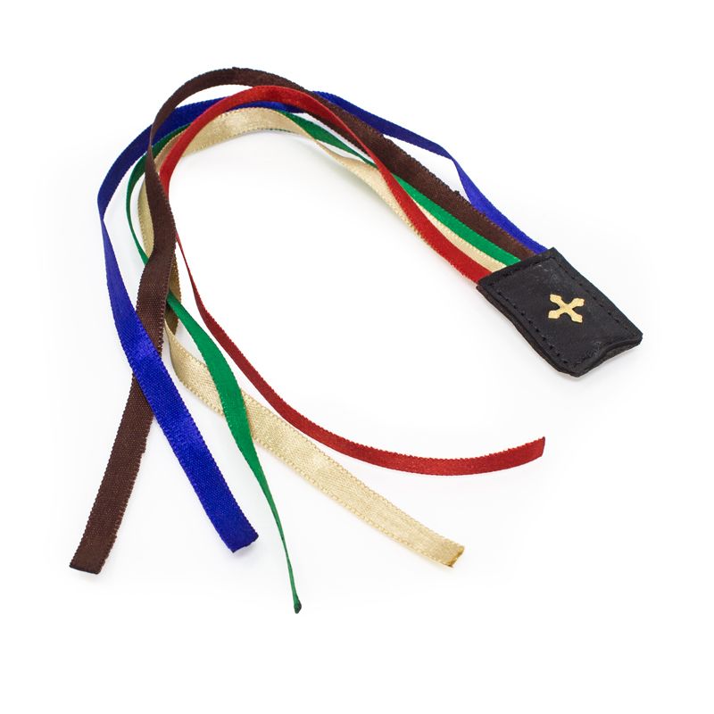 Leather Brass Bookmark