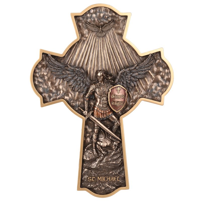 St Michael Crucifixion Plaque