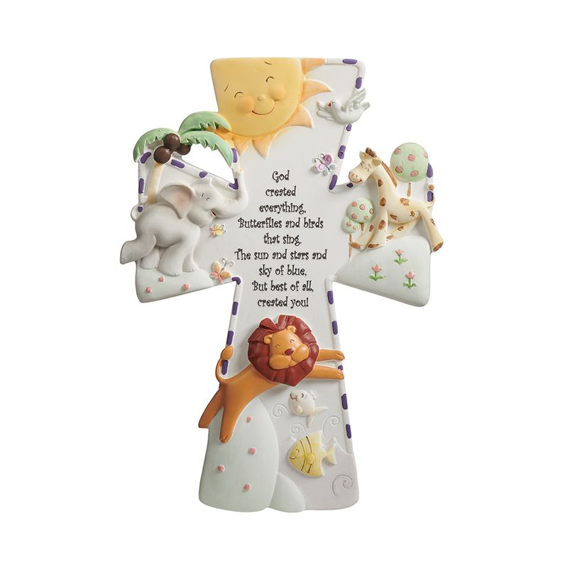 God Created Wall Cross