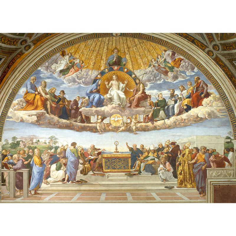 Disputation on the Eucharist Stretched Canvas Picture