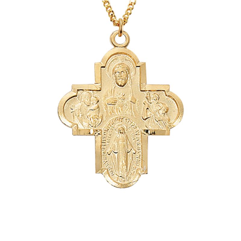 4-Way Medal Gold On Sterling