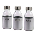 Glass Ambry Set for Holy Oils