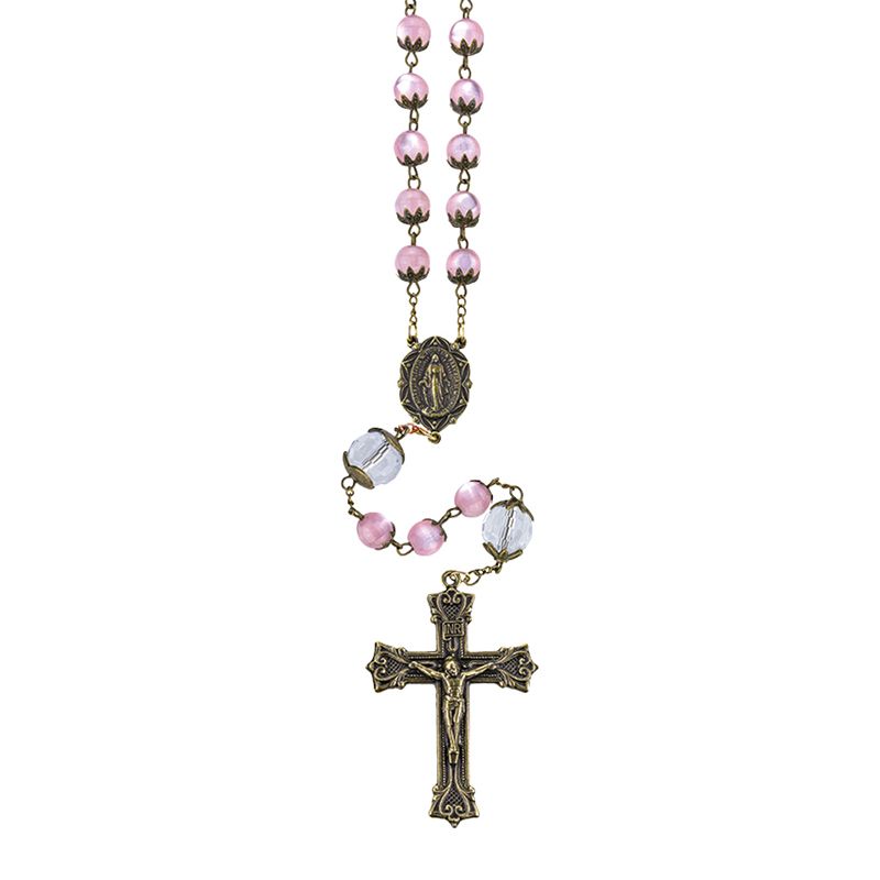 Antique Cat's Eye Rosary