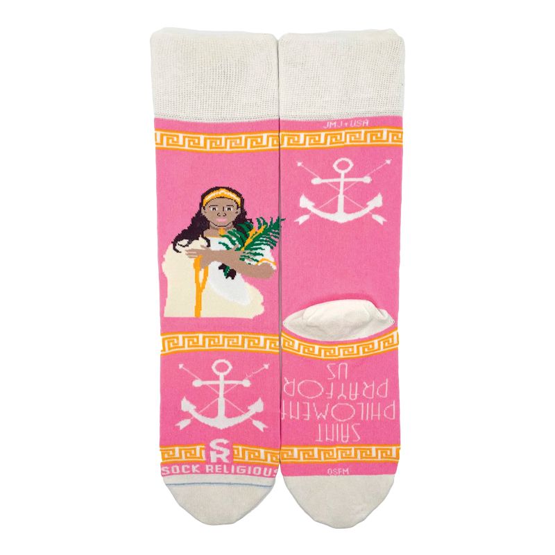 St Philomena Religious Socks