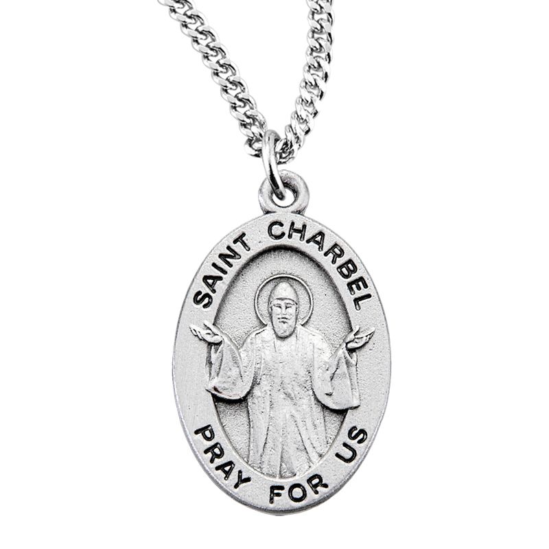 St Charbel Pewter Patron Saint Medal