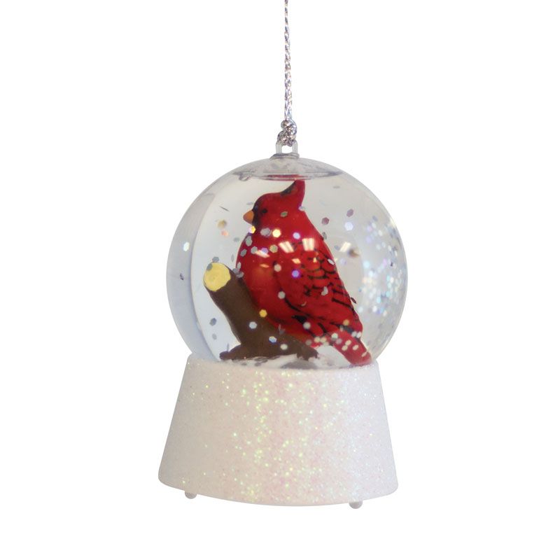 Lighted Cardinal Dome Ornament