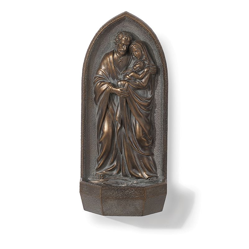 Holy Family Patina Font