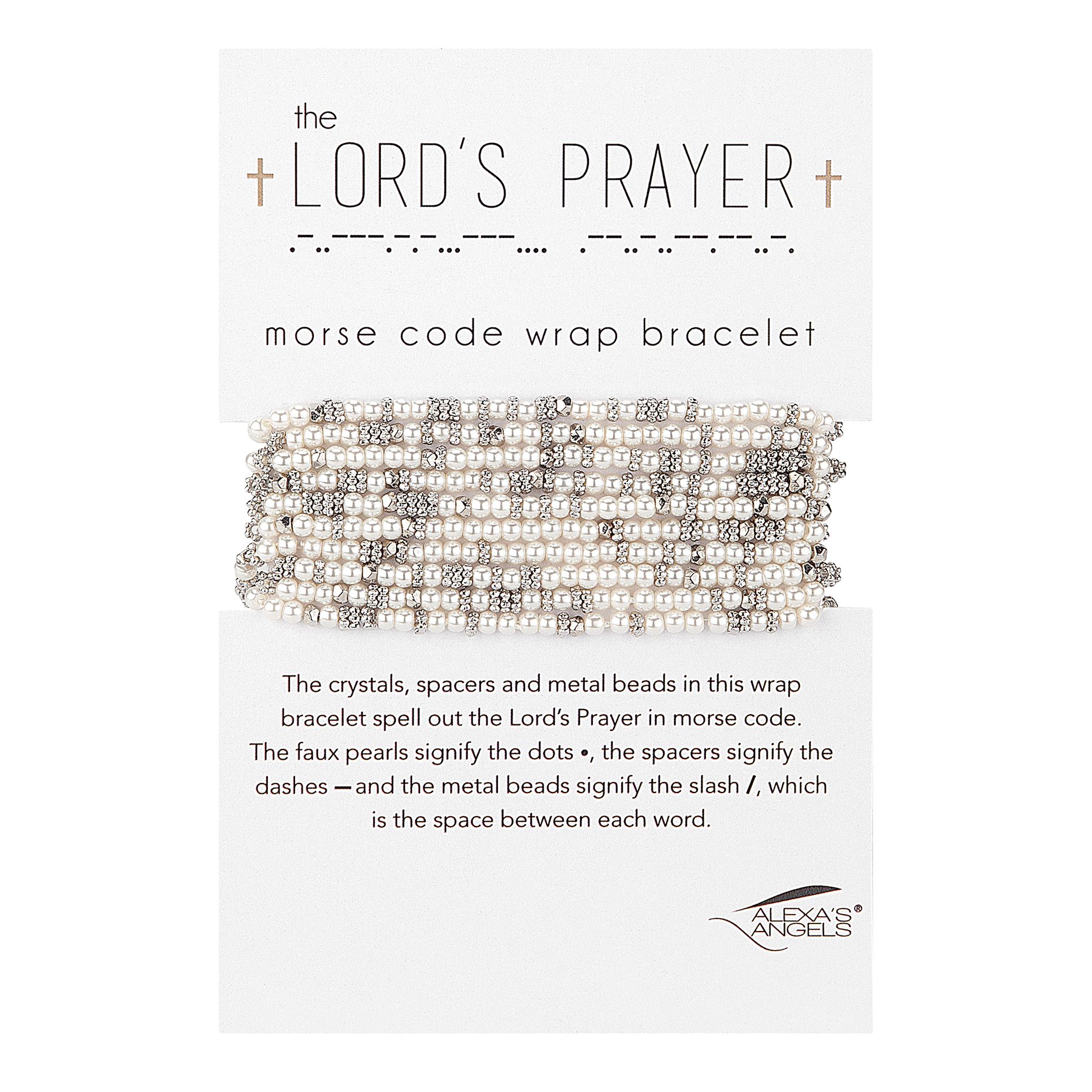 Lord's Prayer Morse Code Necklace/Bracelet