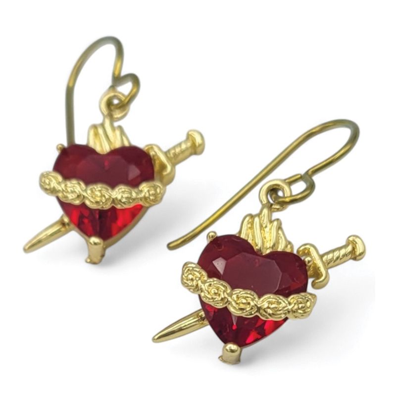 Sacred Heart of Mary Earrings
