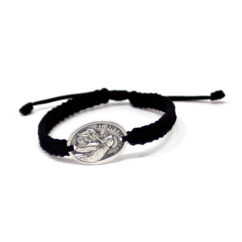 Anthony Patron Saint Corded Bracelet