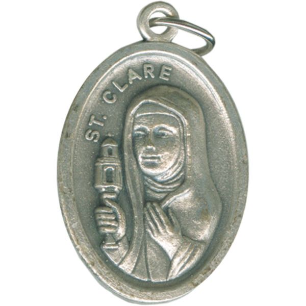Clare Oval Oxidized Medal