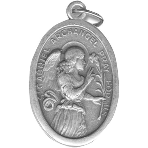 Gabriel Oval Oxidized Medal