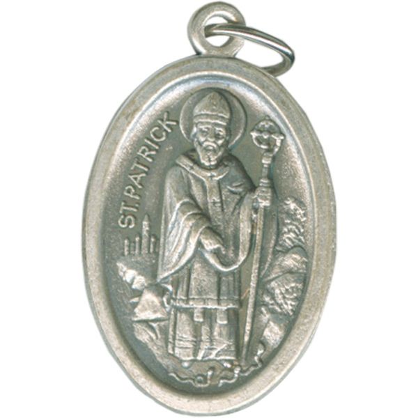 Patrick Oval Oxidized Medal