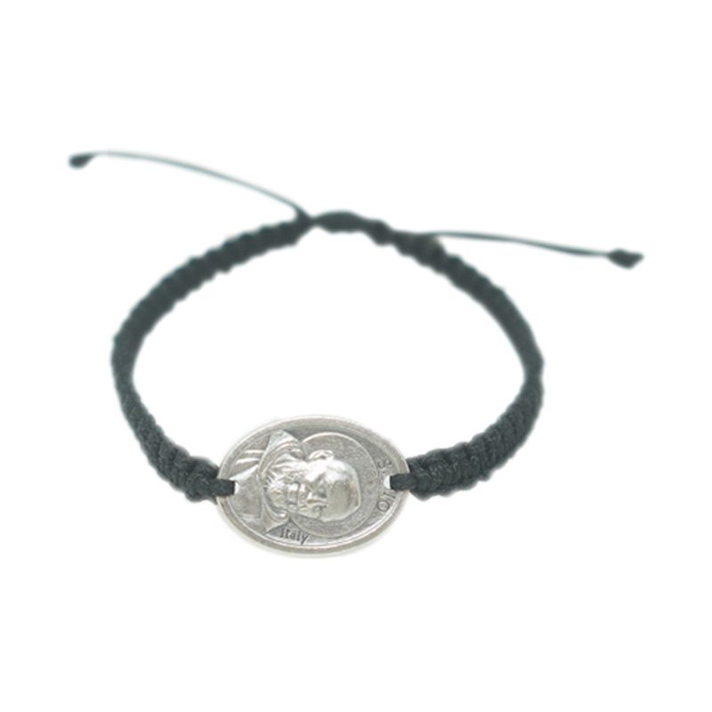 Padre Pio Patron Saint Corded Bracelet