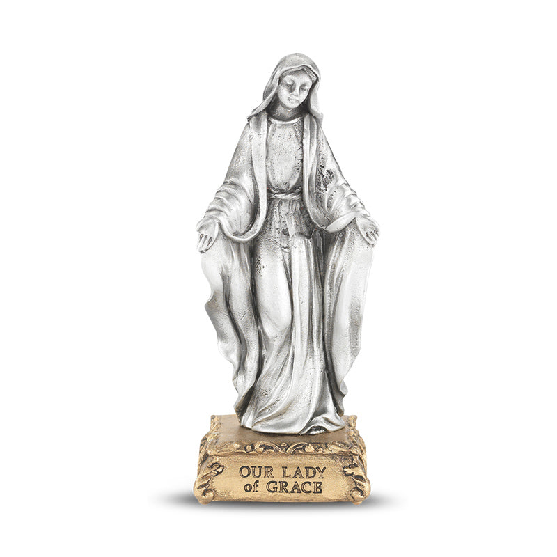 OL Grace Pewter Patron Saint Statue