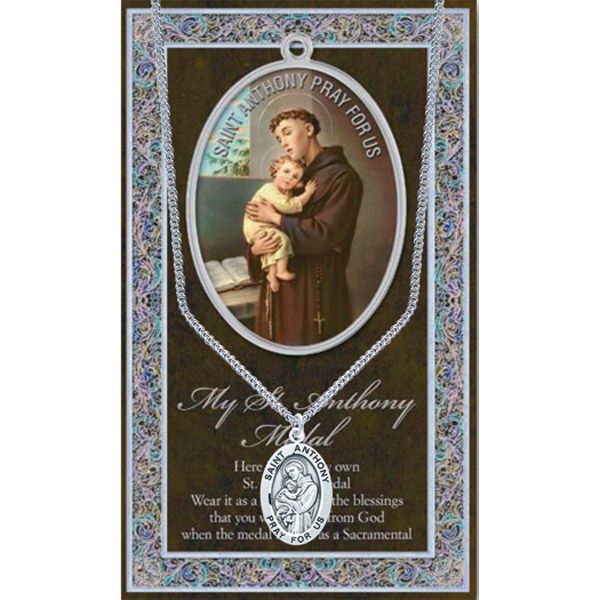 Anthony Pewter Patron Saint Medal