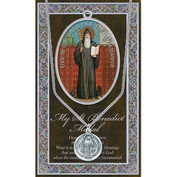 Benedict Pewter Patron Saint Medal