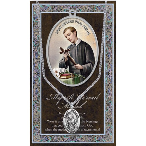 Gerard Pewter Patron Saint Medal