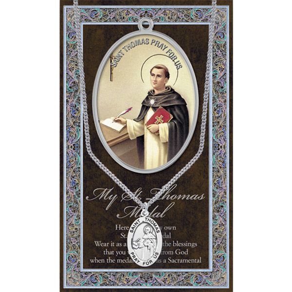 Thomas Pewter Patron Saint Medal