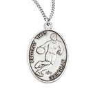 St Sebastian Boys Basketball Sports Patron Saint Medal