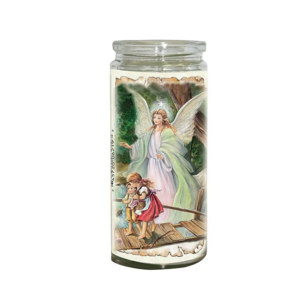 Guardian Angel Saint Offering Candle