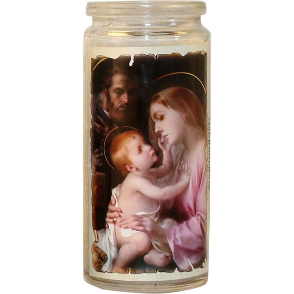 Holy Family Saint Offering Candle