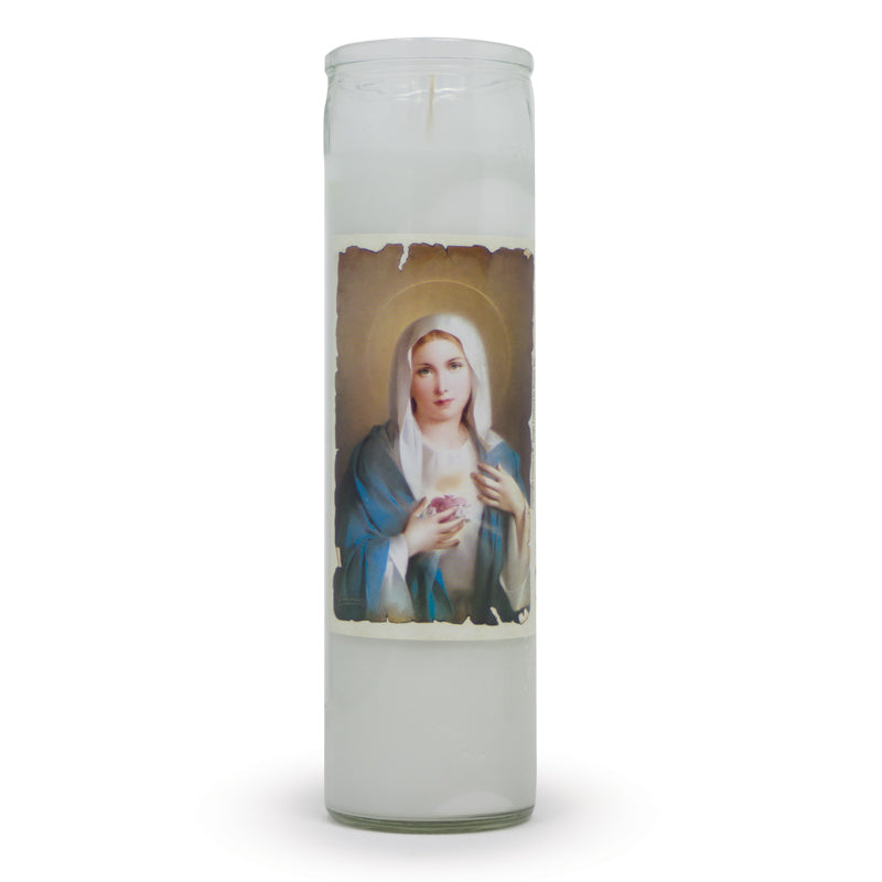 Immaculate Heart of Mary Saint Offering Candle