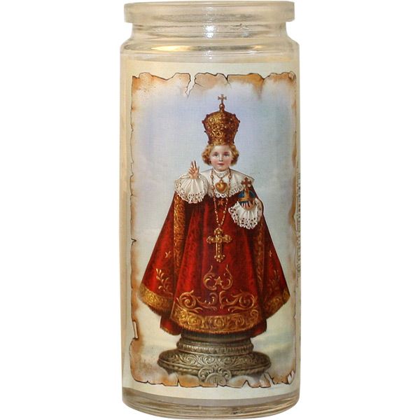 Infant of Prague Saint Offering Candle