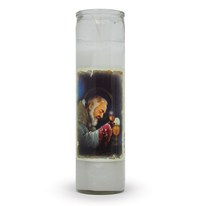 Padre Pio Saint Offering Candle