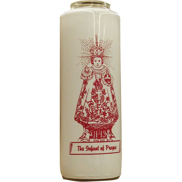 Infant of Prague 6 Day Candle