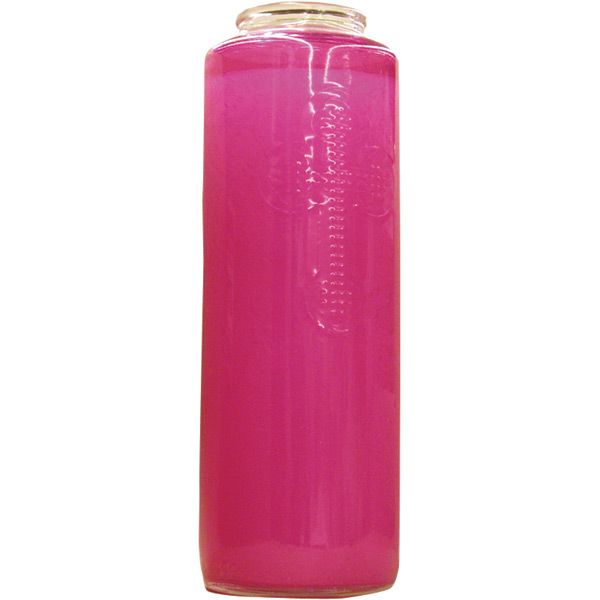 Pink 6 Day Candle